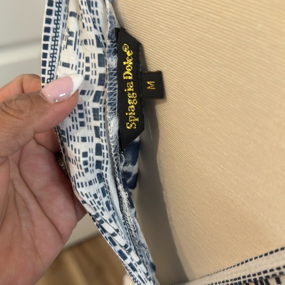 Signature by Sangria Black and White V-Neck Maxi Sundress - Picture 5 of 5